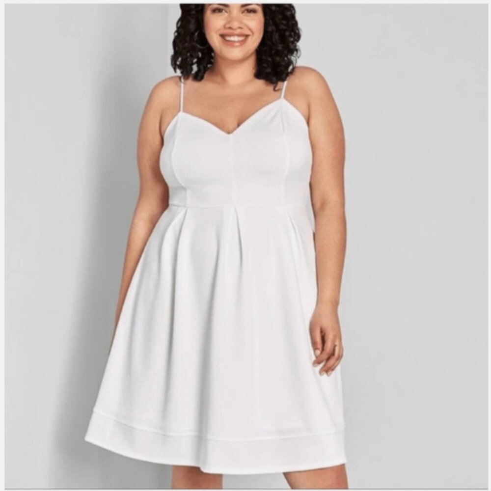 Modcloth White Dress size medium